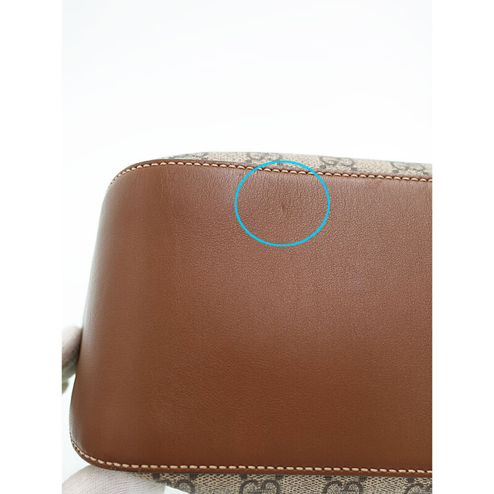 Gucci GG Supreme Hobo bag beige brown coated canvas - Picture 5 of 9
